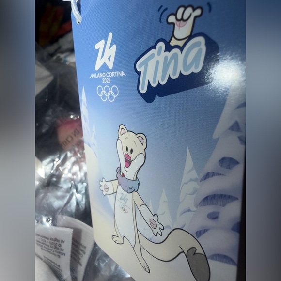 2026 Winter Olympics official mascot plush toy keychain bag pendant 5” - Picture 6 of 6